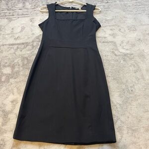 Banana Republic Black Midi Shift Dress